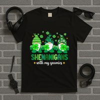 Shenanigans With Gnomies St Patrick Day T-Shirt