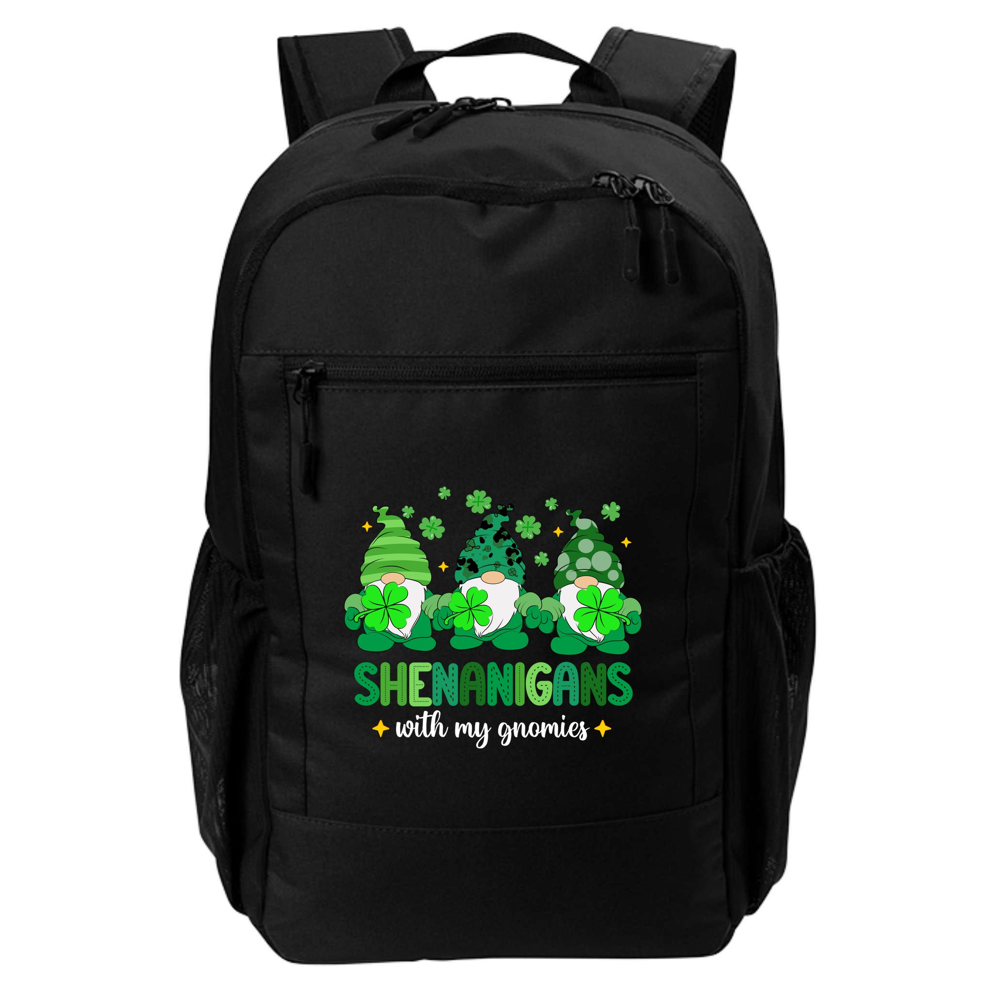 Shenanigans With Gnomies St Patrick Day Backpack