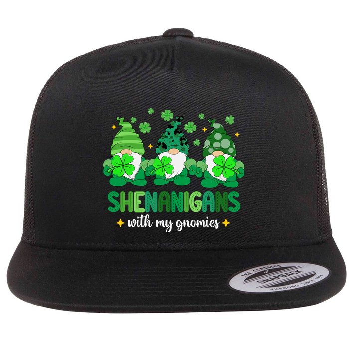 Shenanigans With Gnomies St Patrick Day Flatbill Hat