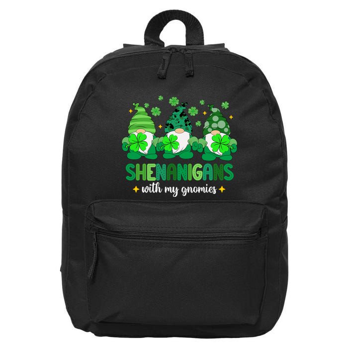 Shenanigans With Gnomies St Patrick Day 16 in Basic Backpack