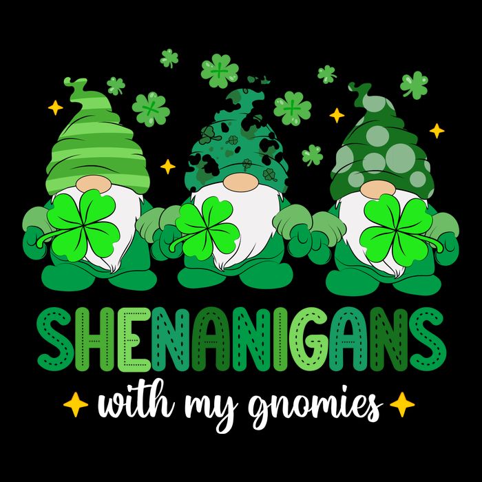 Shenanigans With Gnomies St Patrick Day 16 in Basic Backpack