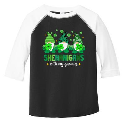 Shenanigans With Gnomies St Patrick Day Toddler Fine Jersey T-Shirt
