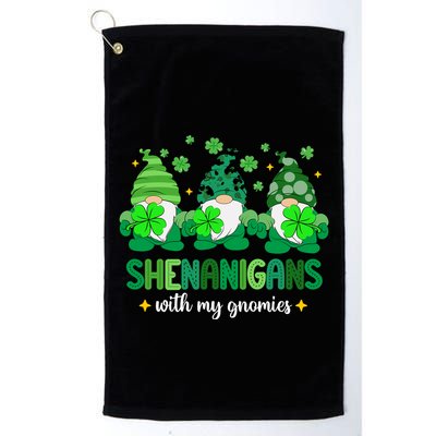 Shenanigans With Gnomies St Patrick Day Golf Towel