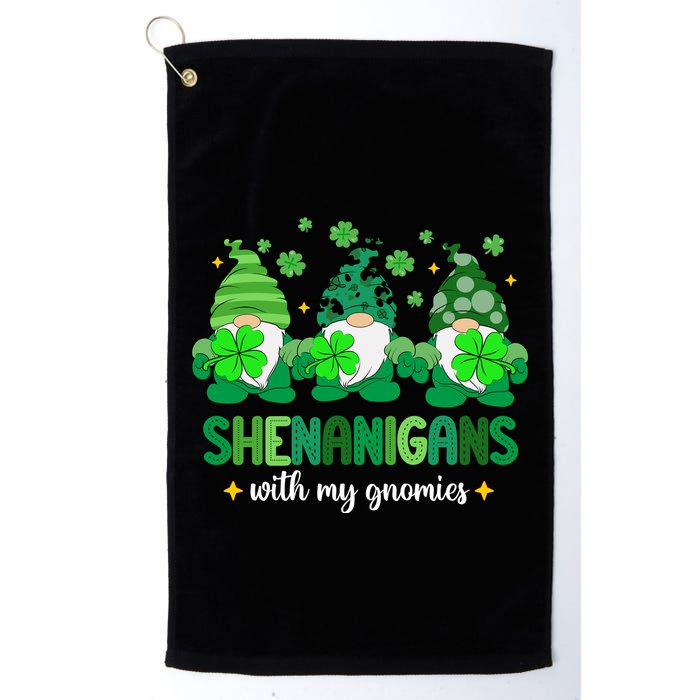 Shenanigans With Gnomies St Patrick Day Golf Towel