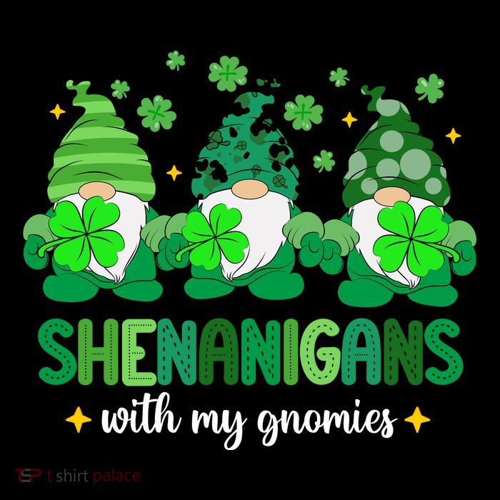 Shenanigans With Gnomies St Patrick Day Toddler T-Shirt