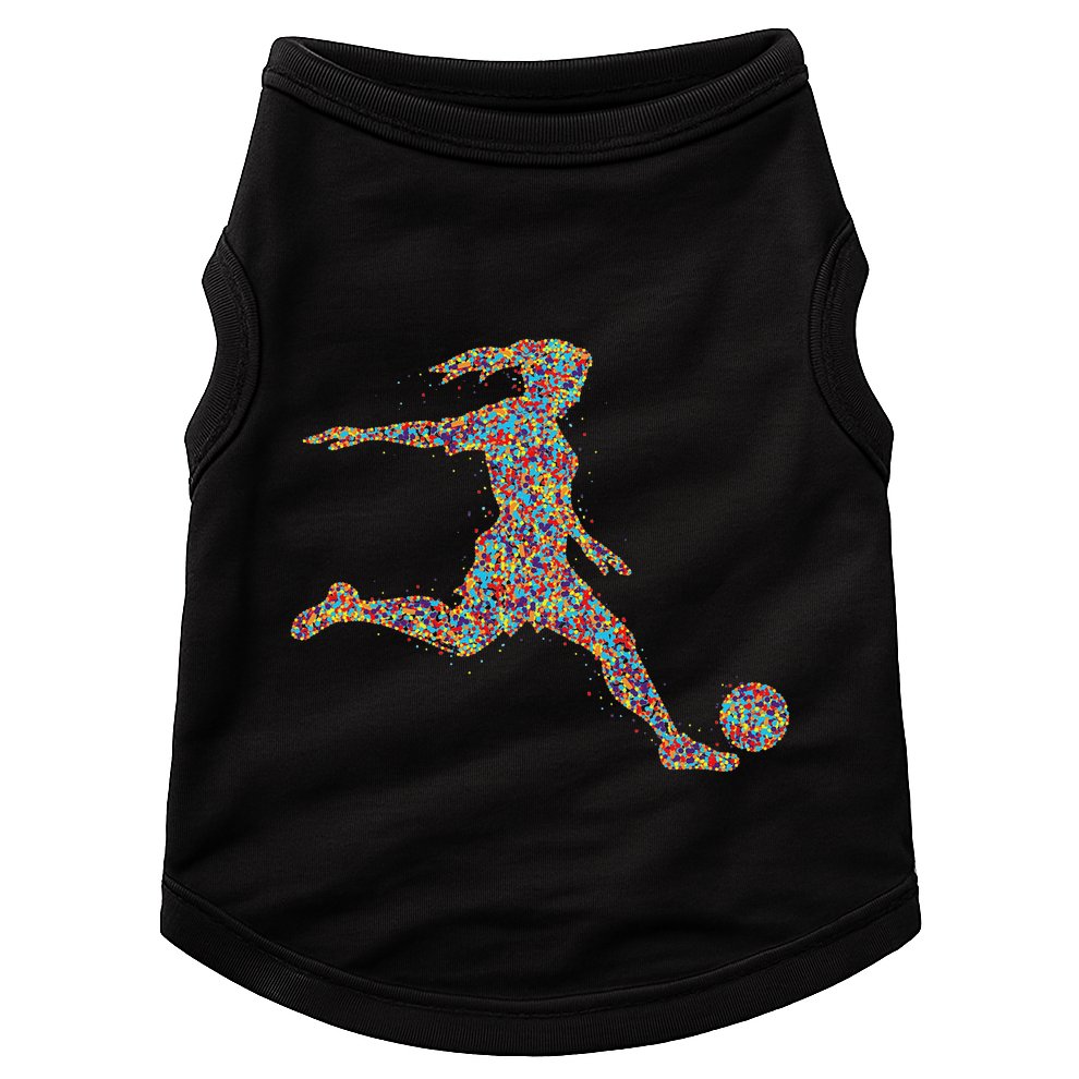 Soccer Women Girl Player Doggie Tank