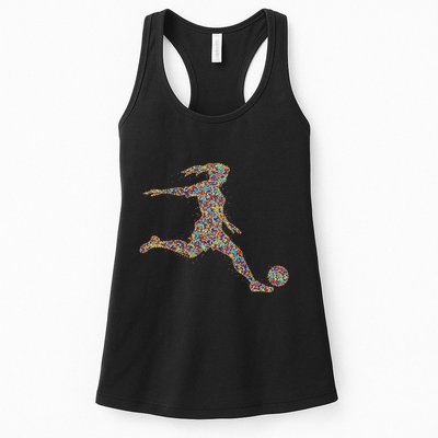 Soccer Women Girl Player Womens Tank Top