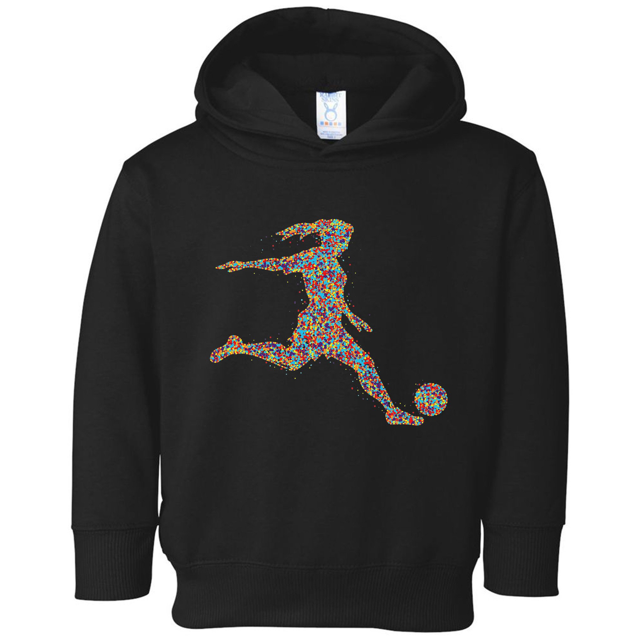 Soccer Women Girl Player Toddler Hoodie