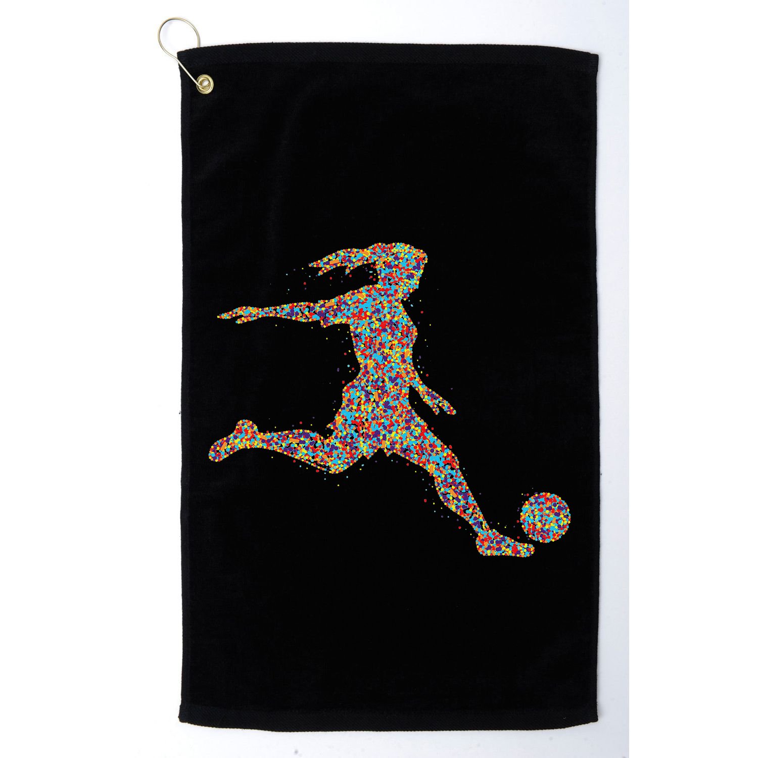 Soccer Women Girl Player Golf Towel