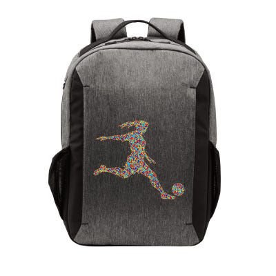 Soccer Women Girl Player Vector Backpack