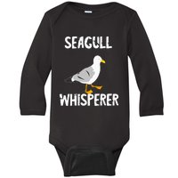 Seagull Whisperer Gull Beach Birds Harbour Albatros Terns Baby Long Sleeve Bodysuit