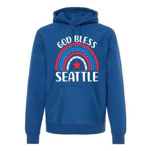 Seattle Washington Gift I Love Seattle Usa Gift Premium Hoodie