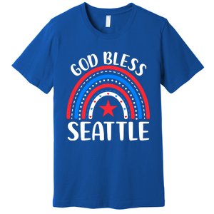 Seattle Washington Gift I Love Seattle Usa Gift Premium T-Shirt