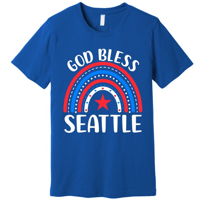 Seattle Washington Gift I Love Seattle Usa Gift Premium T-Shirt