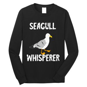 Seagull Whisperer Gull Beach Birds Harbour Albatros Terns Long Sleeve Shirt