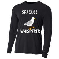 Seagull Whisperer Gull Beach Birds Harbour Albatros Terns Cooling Performance Long Sleeve Crew