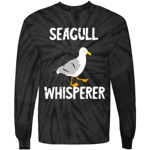 Seagull Whisperer Gull Beach Birds Harbour Albatros Terns Tie-Dye Long Sleeve Shirt