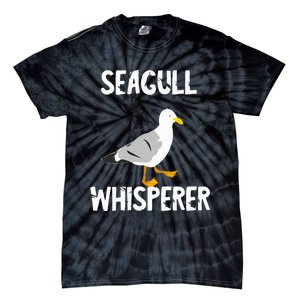 Seagull Whisperer Gull Beach Birds Harbour Albatros Terns Tie-Dye T-Shirt