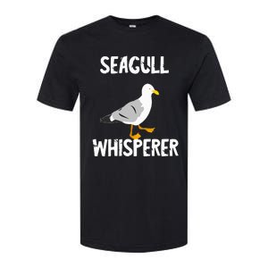 Seagull Whisperer Gull Beach Birds Harbour Albatros Terns Softstyle CVC T-Shirt