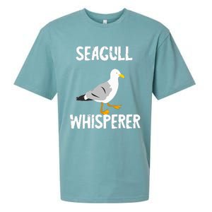 Seagull Whisperer Gull Beach Birds Harbour Albatros Terns Sueded Cloud Jersey T-Shirt