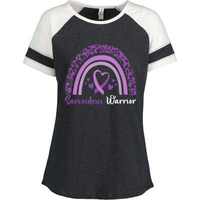 Sarcoidosis Warrior Gift Sarcoidosis Awareness Month Funny Gift Enza Ladies Jersey Colorblock Tee