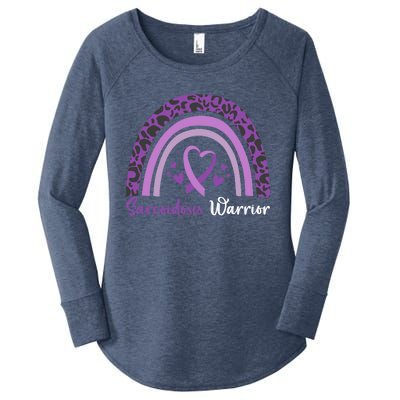 Sarcoidosis Warrior Gift Sarcoidosis Awareness Month Funny Gift Women's Perfect Tri Tunic Long Sleeve Shirt