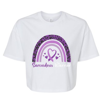 Sarcoidosis Warrior Gift Sarcoidosis Awareness Month Funny Gift Bella+Canvas Jersey Crop Tee