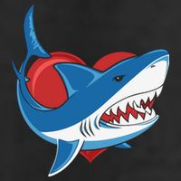 Shark With Heart, Shark Lovers Valentine Gift For Valentine Day Beanie