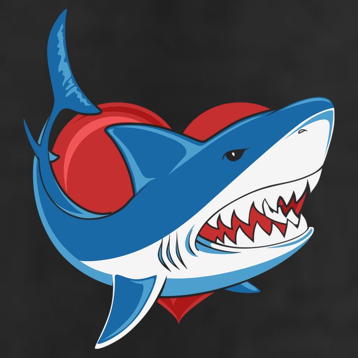 Shark With Heart, Shark Lovers Valentine Gift For Valentine Day Beanie