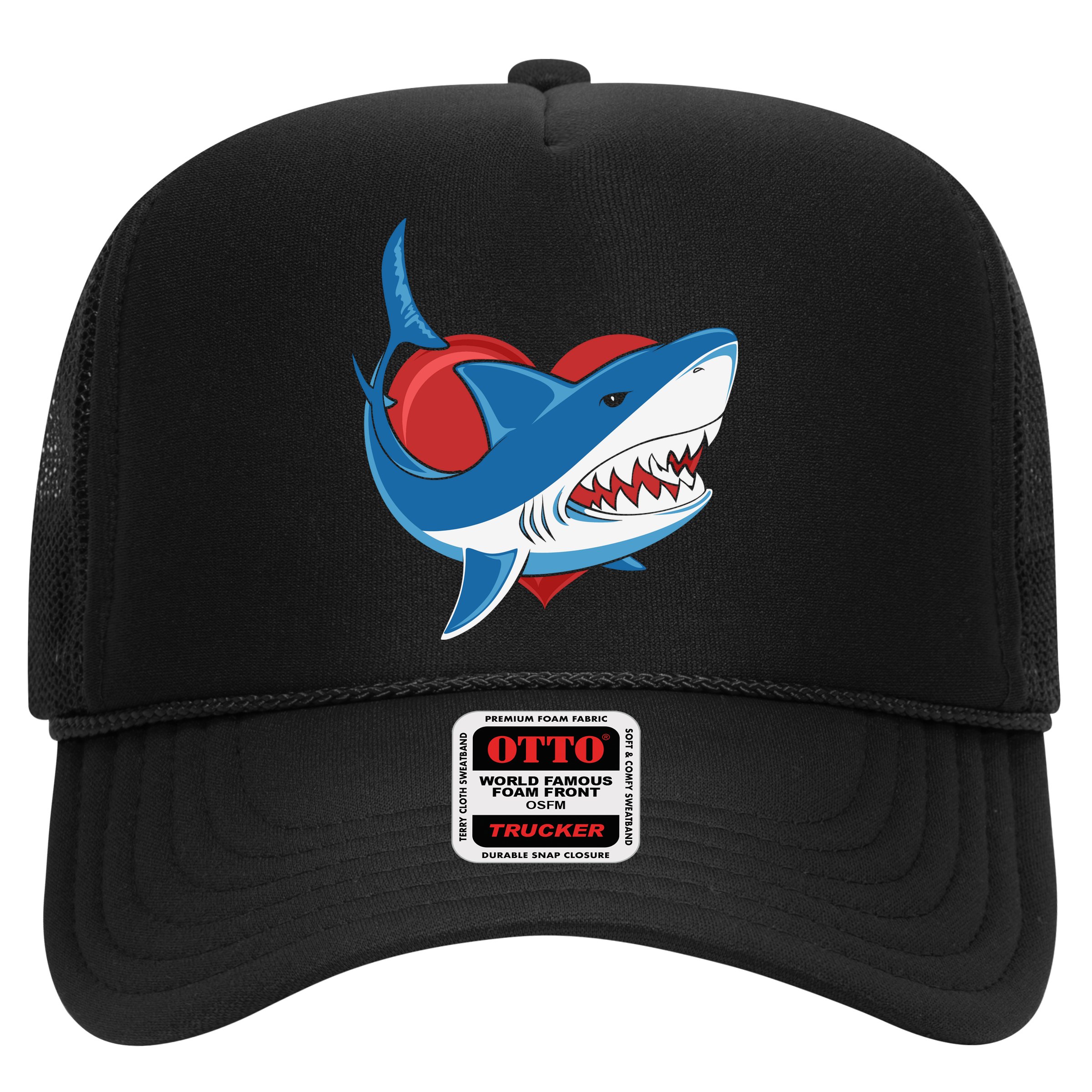 Shark With Heart, Shark Lovers Valentine Gift For Valentine Day Hat