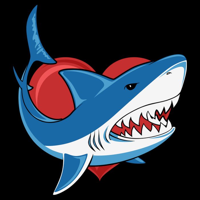 Shark With Heart, Shark Lovers Valentine Gift For Valentine Day Tank Top