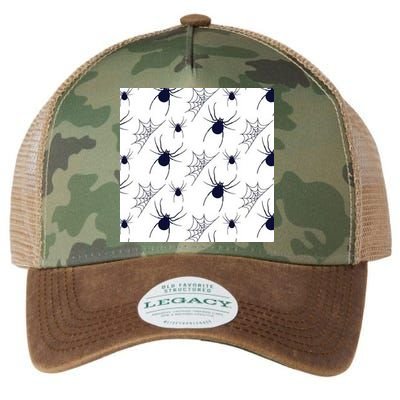 Spider Webs Halloween  Legacy Tie Dye Trucker Hat