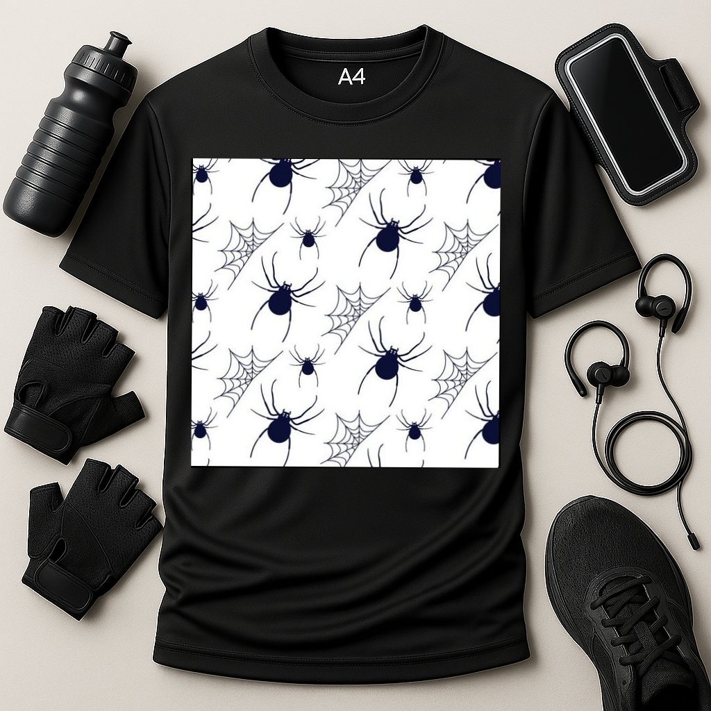 Spider Webs Halloween  Performance Shirt