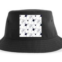 Spider Webs Halloween  Sustainable Bucket Hat