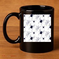 Spider Webs Halloween  11oz C Handle Ceramic Mug