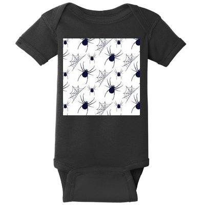 Spider Webs Halloween  Baby Bodysuit