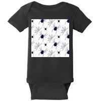 Spider Webs Halloween  Baby Bodysuit