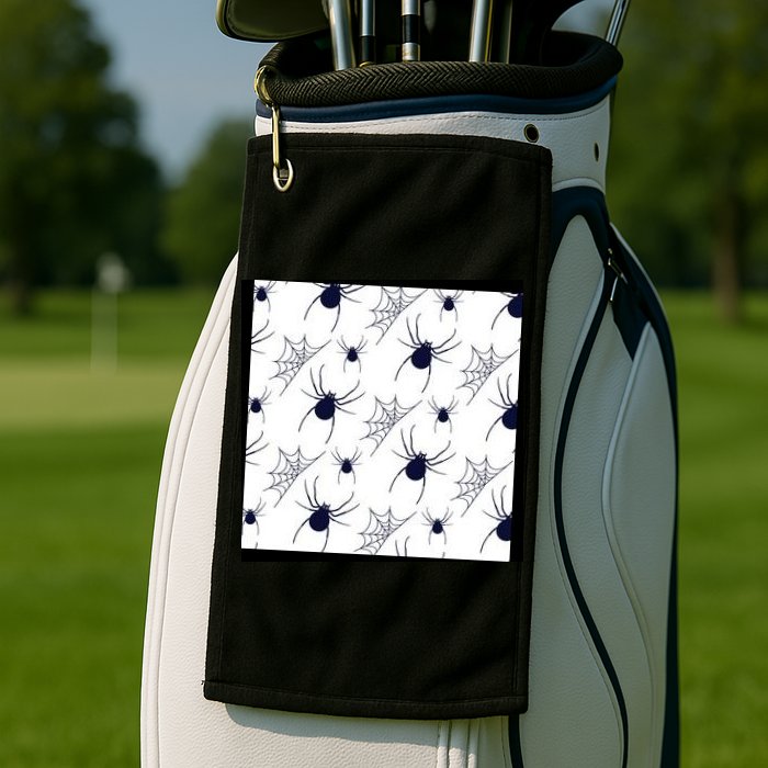 Spider Webs Halloween  Golf Towel