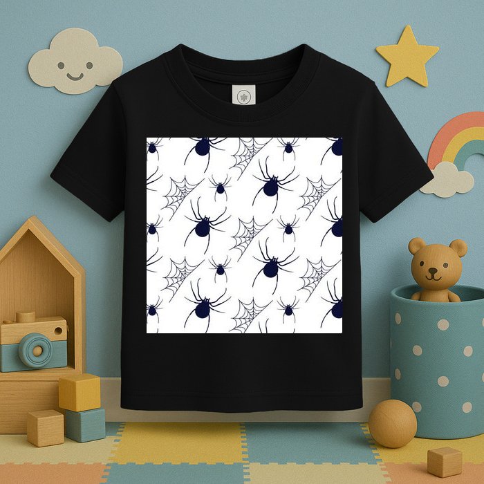 Spider Webs Halloween  Toddler T-Shirt