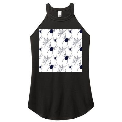 Spider Webs Halloween  Women's Perfect Tri Rocker Tank