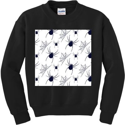 Spider Webs Halloween  Kids Sweatshirt