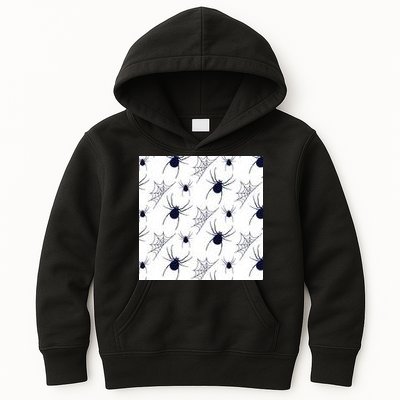 Spider Webs Halloween  Kids Hoodie