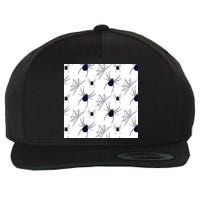 Spider Webs Halloween  Wool Snapback Cap