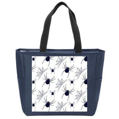 Spider Webs Halloween  Zip Tote Bag