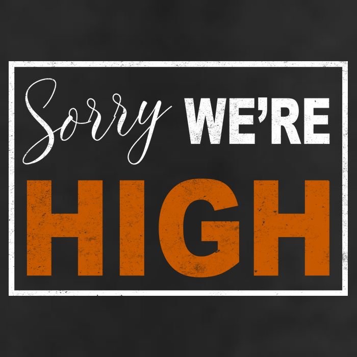 Sorry Were High Cool Comfort Performance Bucket Hat