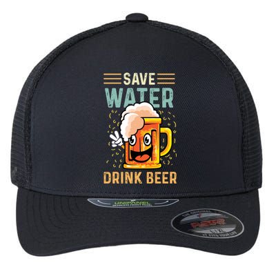 Save Water Heavy Er Funny Gift Flexfit Unipanel Trucker Cap