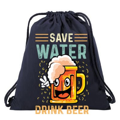 Save Water Heavy Er Cute Gift Drawstring Bag