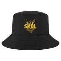 Skol With Helmet And Beard Distressed Cool Comfort Performance Bucket Hat