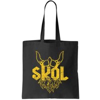 Skol With Helmet And Beard Distressed Bag