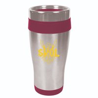 Skol With Helmet And Beard Distressed 16oz Travel Tumbler